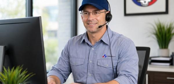 Harpeth Air dispatcher answering a service call